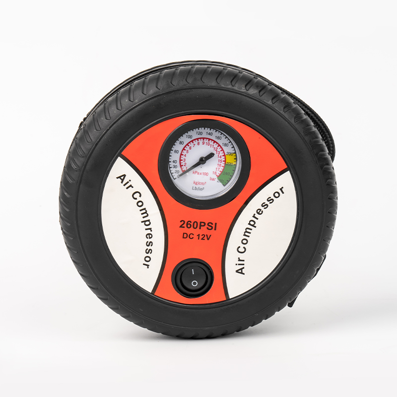 SX-213 Digital Mini Disc Shape Air Air Compressor สำหรับจักรยานลูกบอลและยางรถยนต์